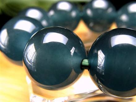 鑑別書付属】☆最高峰ロイヤル品質☆透明感のある濃色ブルーグリーン