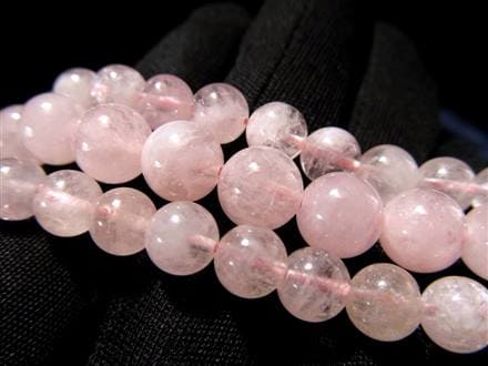 ☆一連☆【透明タイプ】淡いピンク＆オレンジカラー☆4月の誕生石