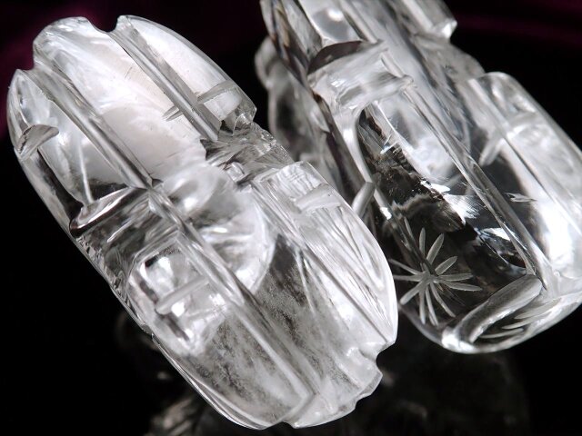 ◇超透明！◇5A極上透明ヒマラヤ水晶使用！◇シンプル彫刻タイプ◇強力