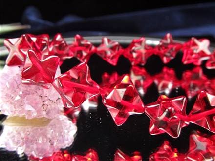 ◇マカバスター【星形八面体】デザイン◇発色美しいリトアニアアンバー  