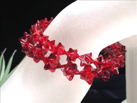 ◇マカバスター【星形八面体】デザイン◇発色美しいリトアニアアンバー  