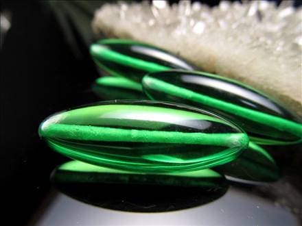 天珠シリーズ05✨健康 心身の癒やし オーダーメイド天珠型 5Aグリーンアンバー ◇1粒売り◇当店オーダーによるオリジナル商品！◇希少な大粒天