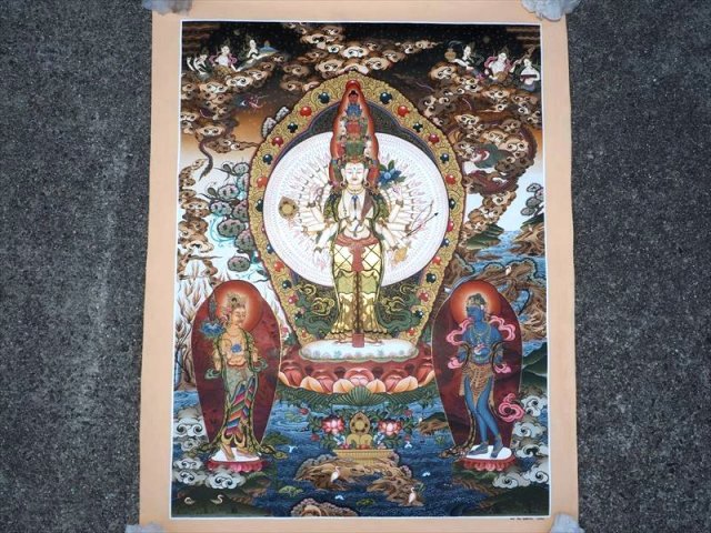 チベット仏画　手書き Amazon.co.jp: チベット仏画木製手描き絵釈迦絵画美術品真筆