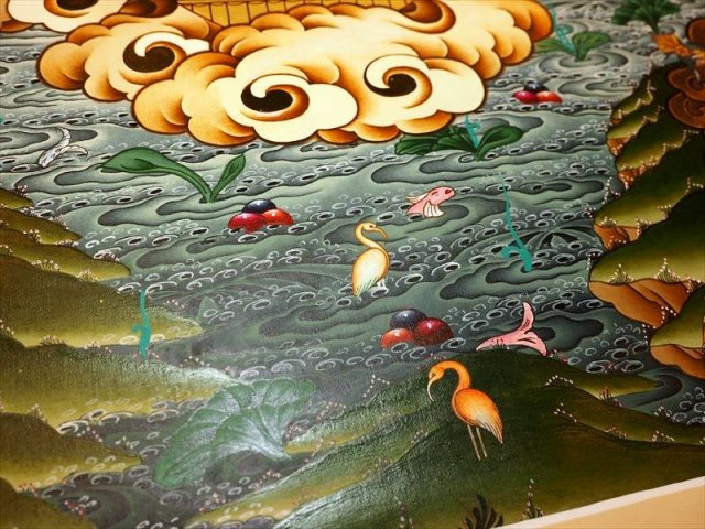 チベット密教 曼荼羅 マンダラ 楽天市場】【一点物】チベット密教 手描き マンダラ 曼陀羅