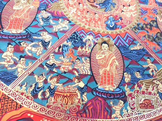 ◇貴重な本物・曼荼羅（マンダラ）◇手書きの精密画◇1点物◇チベット