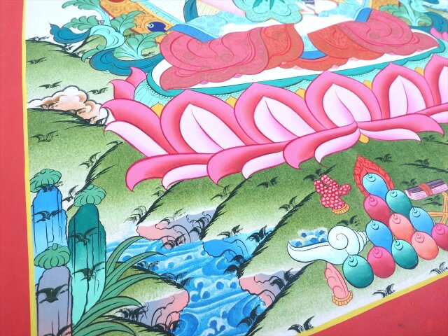 ◇貴重な本物・曼荼羅（マンダラ）◇手書きの精密画◇1点物