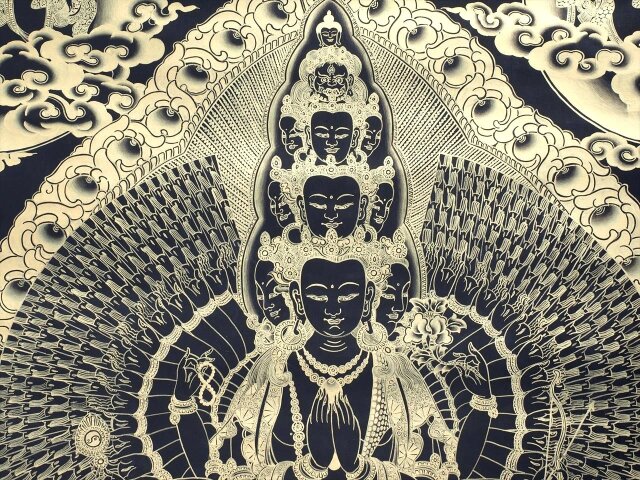 ◇貴重な本物・曼荼羅（マンダラ）◇手書きの精密画◇1点物◇チベット