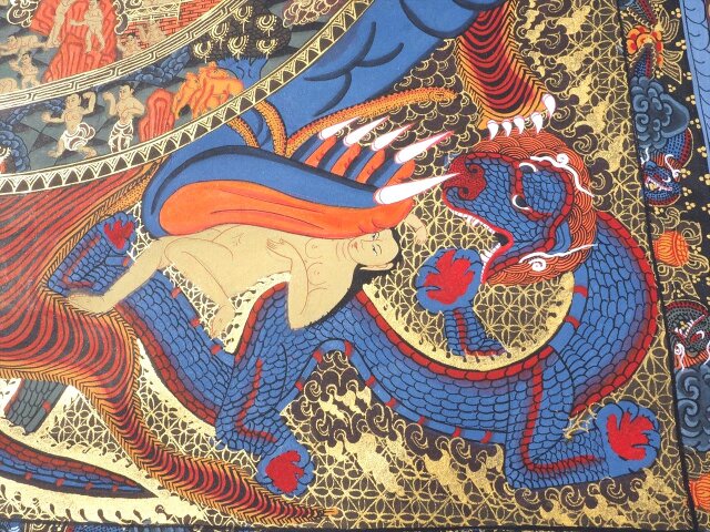 【専用】曼荼羅　東洋美術 チベット仏教 古画 仏画　タンカ　手描き　大型 タンカ - Wikipedia