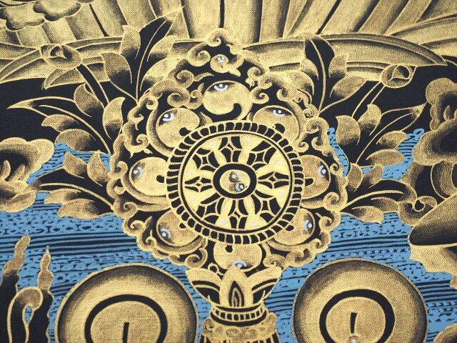 ◇現地より直送！職人による肉筆◇貴重な本物・曼荼羅（マンダラ