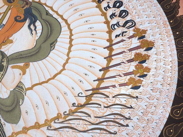 チベット密教 手描き曼荼羅（マンダラ）タンカ【新品・一点物】肉筆画 D5 imgrc0106192492.jpg