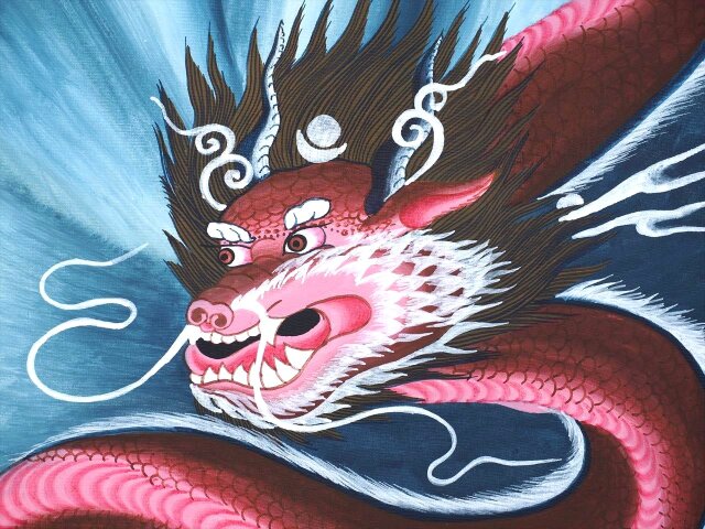 チベットタンカ龍
