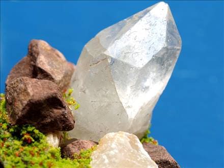 ◇幻想的な小さな世界が広がる！天然石ジオラマ◇インテリアや贈り物