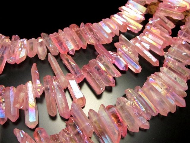 【一点物】ピンク オーラ 水晶 クォーツ ポイント 原石✩.*˚ ヤーウェ】ピンクオーラクォーツ ポイント | Y.S.Y24