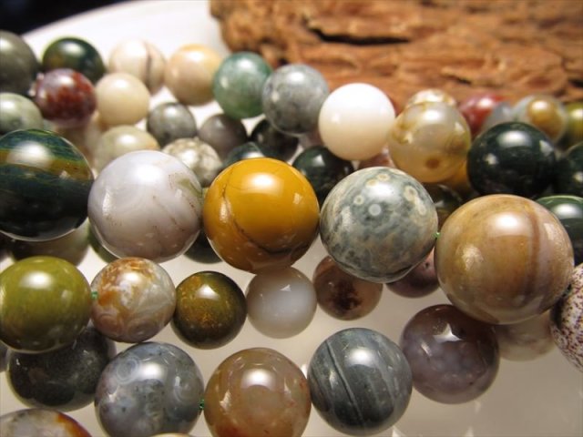 オーシャンジャスパー　星　モスアゲート　三日月　4点セット　癒し　才能　握り石 オーシャン ジャスパー 3◇Ocean jasper 碧玉 握り石 天然石