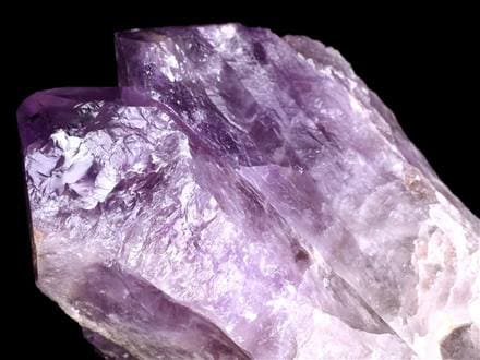 ☆迫力満点！☆どっしり巨大ポイント原石☆虹入り＆美麗パープル