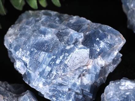 高品質 ブルー カリビアンカルサイト 大きめプレート スラブ