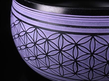 ロータス＆フラワーオブライフ シンギングボウル シャキア氏工房