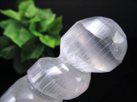 ★特選一石★カルマの浄化に♡【美品キャッツアイセレナイト♢マッサージワンド】❤ ☆特選一石☆カルマの浄化に♡【美品キャッツアイセレナイト