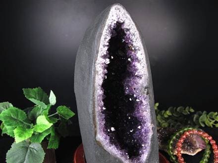 アメジストジオード 紫色 結晶 レインボー アメジスト ジオード 紫水晶 クラスター 原石 浄化 その他