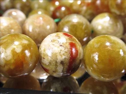 サーペンティン蛇紋 蛇紋石綺麗 一連 オリーブカラー 再生の象徴 勇気