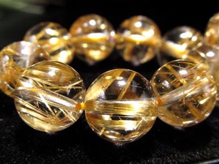 珠玉の逸品】◇一切の妥協を許さない透明感◇黄金針とクリアな水晶の