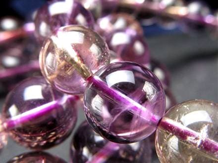 【レア】綺麗なバイカラー アメトリンブレス レア】綺麗なバイカラー アメトリンブレス