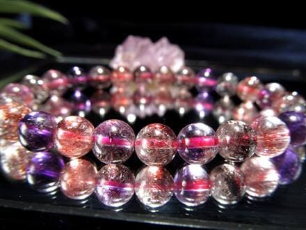 スーパーセブン 別格 極上 ブレスレット 宝石鑑定書付 レアストーン