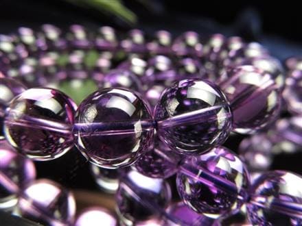 超透明水晶(良質)透明アメジスト セット ☆透明感抜群☆妖艶クリア