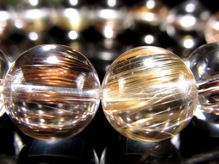 極美キャッツアイ タイガールチルクォーツ 10.5mmブレスレット極太針 高透明 ◇極上グレード◇透明感抜群◇向きの揃った上品針◇軽やかキャッツアイ