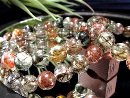 ◇スタッフオススメ！◇針が際立つ多彩な表情！4色MIXルチル◇透明感