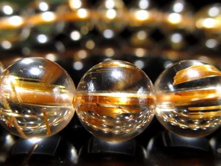 レア EU製 定価11万円☆ROBEAN・タイチンルチル☆黄金針水晶