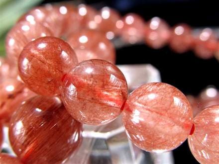 【新入荷】高品質レッドブラウンタイチンルチルブレス13㎜大玉（新品未使用）太針 新入荷】高品質レッドブラウンタイチンルチルブレス13㎜大玉（新品未