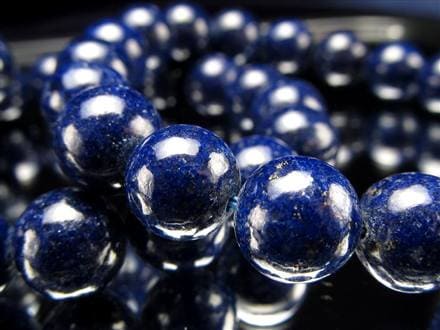 ◇激レア！蛍光ラピスラズリ！◇濃色ブルーカラー◇青と金の絶妙な