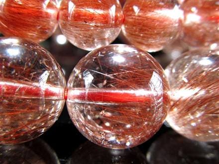 ◇限定5本◇透明感の中に浮かぶ繊細な赤針◇健康長寿のヒーリング