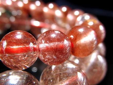 ◇限定5本◇透明感の中に浮かぶ繊細な赤針◇健康長寿のヒーリング