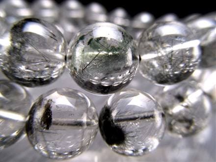 【一点限り】高品質ブラウンルチルブレス8㎜後半（新品）キャッツ透明ブラック♡ ブラウンキャッツアイルチルクォーツ10mmブレスレットSA-002水晶