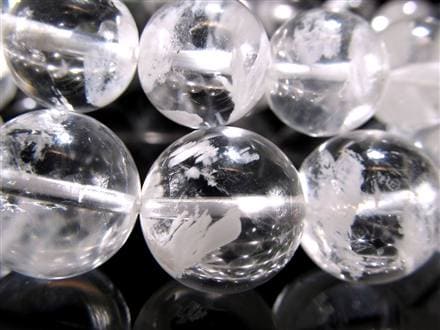 ◇透明感抜群！◇白銀に煌めく羽根状インクルージョン（コットン