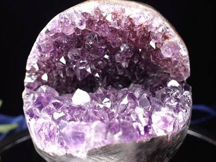 ◇笑う門には福来る◇笑福開運アメジストボール◇濃密パープル結晶◇愛