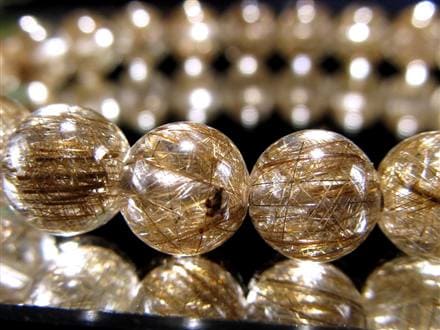 魅惑の逸品】◇絶対的な存在感！ギラギラ銀針×透き通る水晶