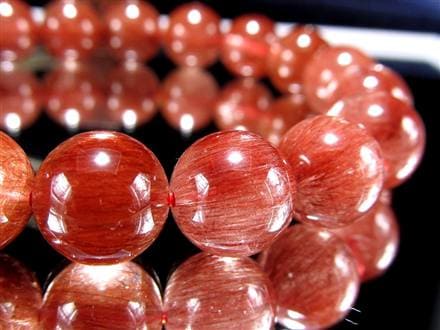 ◇最高級グレード◇濃密発色レッドルチル◇針の向きが美しく揃う
