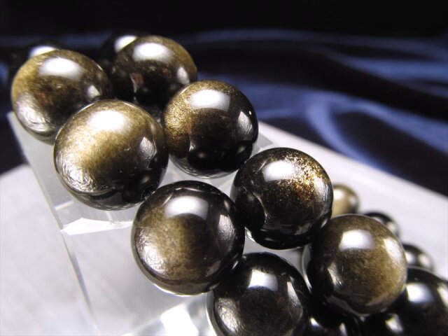 ☆特選一石☆未来を見通す石【300gゴールデンシャインオブシディアン