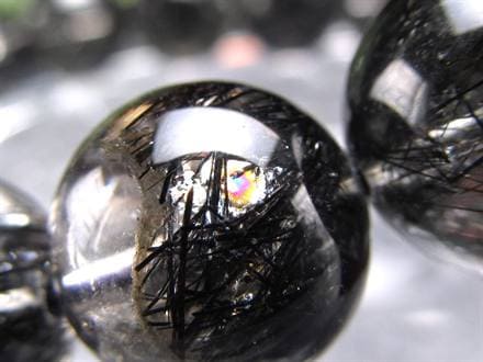 ◇漆黒の針に現れる奇跡の虹！◇抜群の透明感×濃密ブラック針◇幻想的