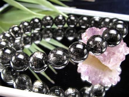 ◇極上の存在感！◇超透明水晶×黒針くっきり鮮明◇たっぷり繊細針＆太