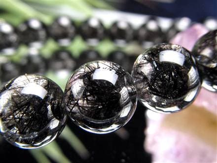 ◇極上の存在感！◇超透明水晶×黒針くっきり鮮明◇たっぷり繊細針＆太