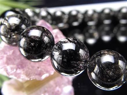 ◇極上の存在感！◇超透明水晶×黒針くっきり鮮明◇たっぷり繊細針＆太