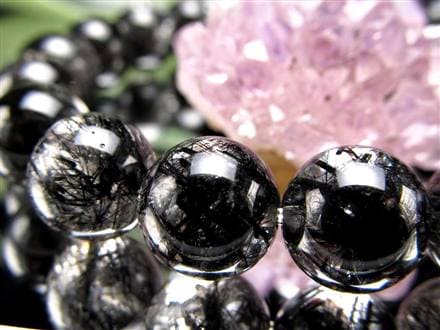 ◇極上の存在感！◇超透明水晶×黒針くっきり鮮明◇たっぷり繊細針＆太