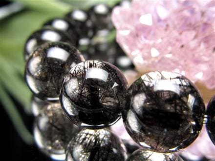 ◇極上の存在感！◇超透明水晶×黒針くっきり鮮明◇たっぷり繊細針＆太