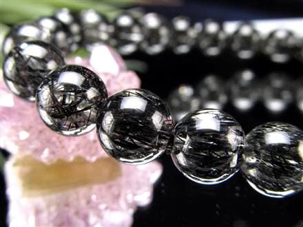 ◇極上の存在感！◇超透明水晶×黒針くっきり鮮明◇たっぷり繊細針＆太