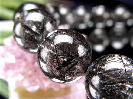 ◇極上の存在感！◇超透明水晶×黒針くっきり鮮明◇たっぷり繊細針＆太