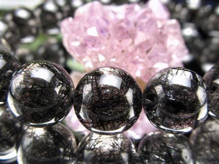 ◇極上の存在感！◇超透明水晶×黒針くっきり鮮明◇たっぷり繊細針＆太